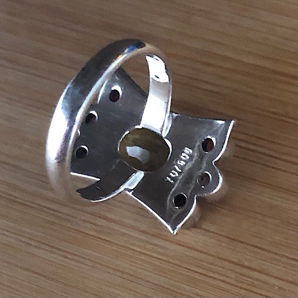 $122 Limited Edition Nicky Butler Estate Ring Size 10 #70/600 NB 925 INDIA - Picture 3 of 9